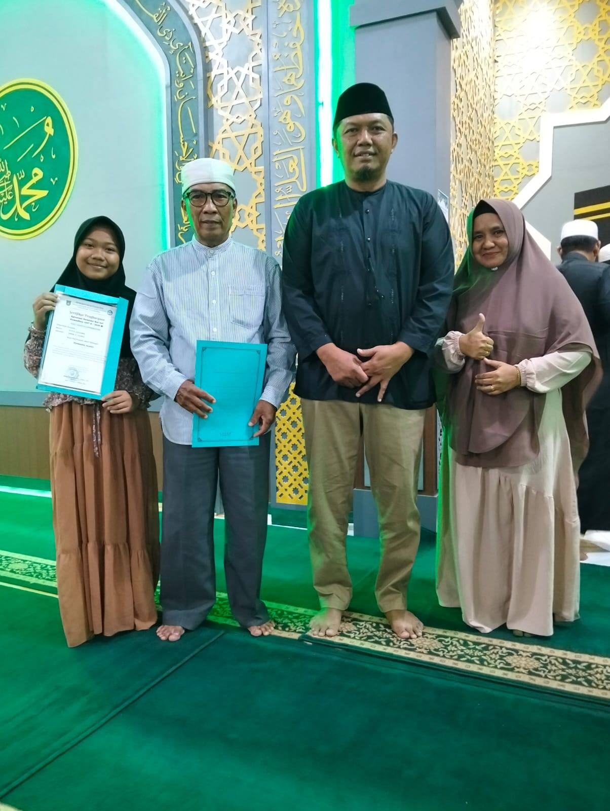 Partisipasi mengisi dakwah ramadhan di masjid As-salam