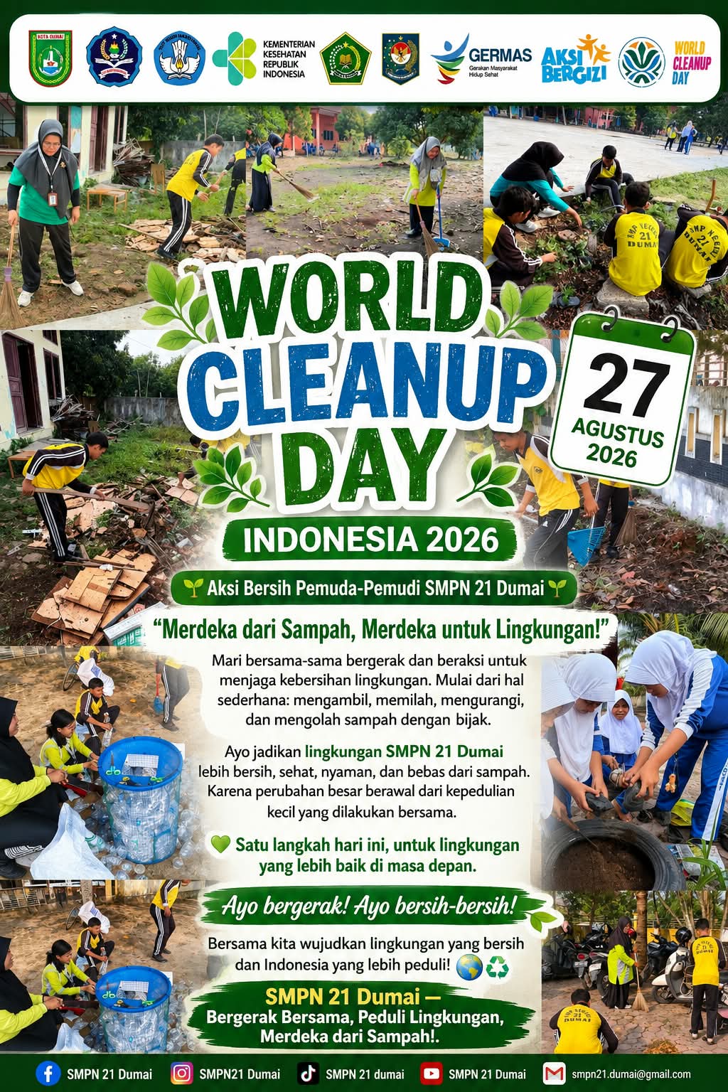 Kegiatan World Cleanup Day 2026